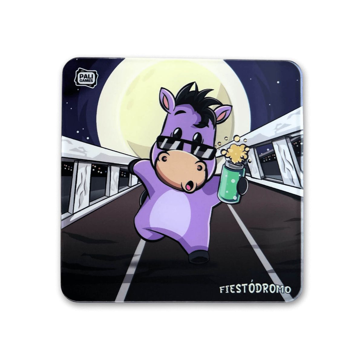 PALI GAMES - Set de 5 Posavasos - Fiestódromo