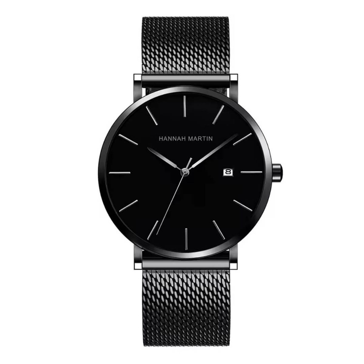HANNAH MARTIN - Reloj Hannah Martin HAN-38 Hombre Acero Negro
