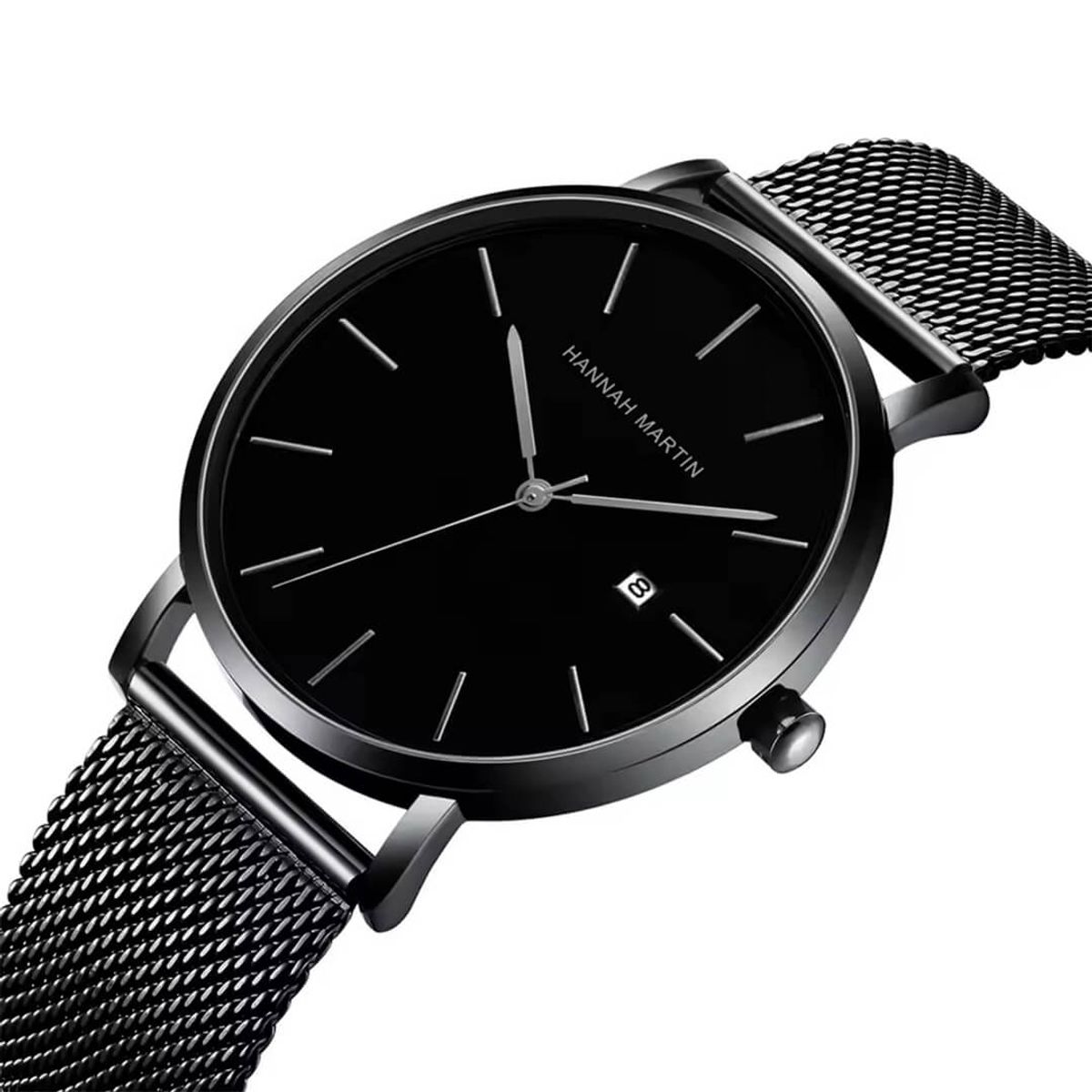 HANNAH MARTIN - Reloj Hannah Martin HAN-38 Hombre Acero Negro