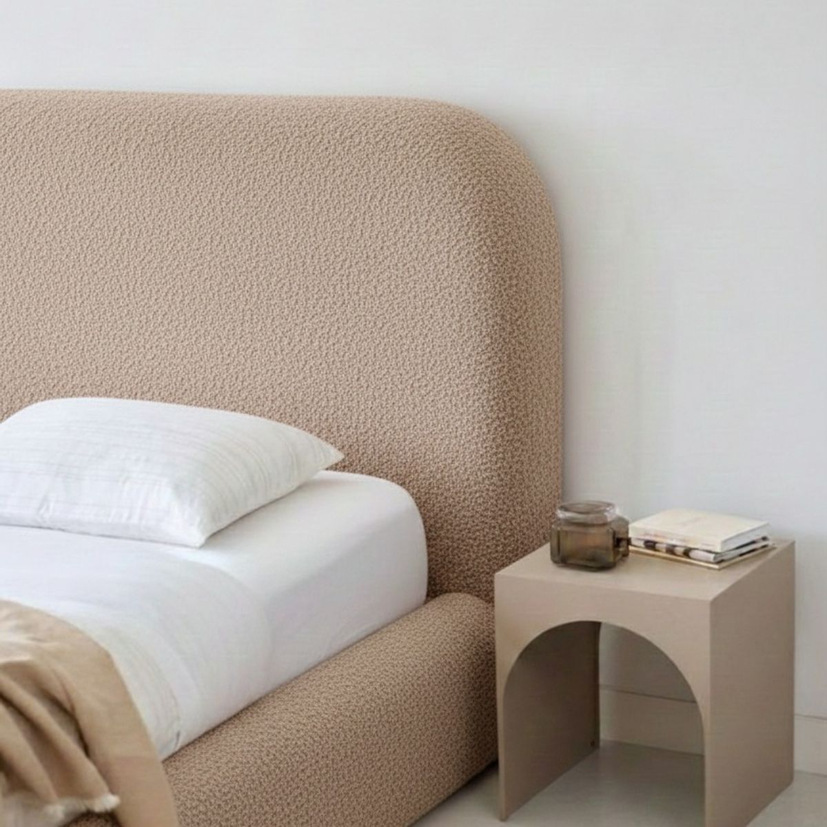 GENERICO - CAMA BOX TARIMA NUDE QUEEN MARRON