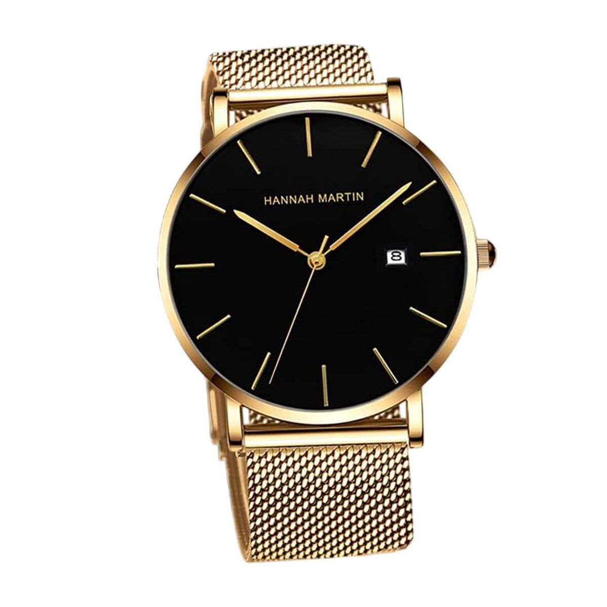 HANNAH MARTIN - Reloj Hannah Martin HAN-40 Hombre Acero Dorado