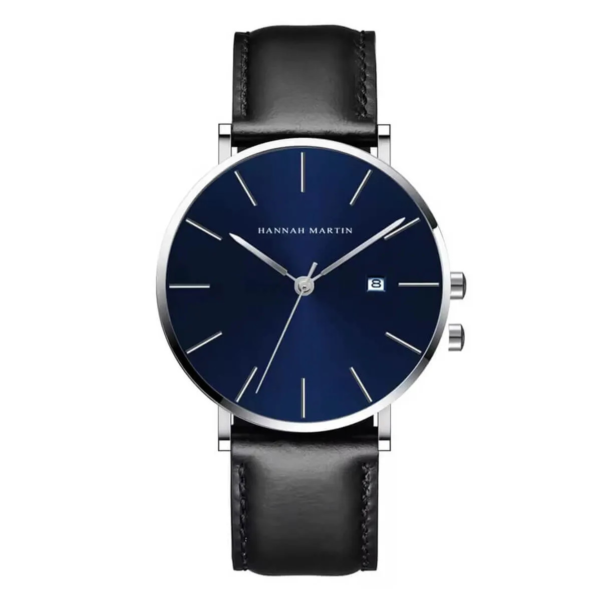 HANNAH MARTIN - Reloj Hannah Martin HAN-41 Hombre Cuero Negro