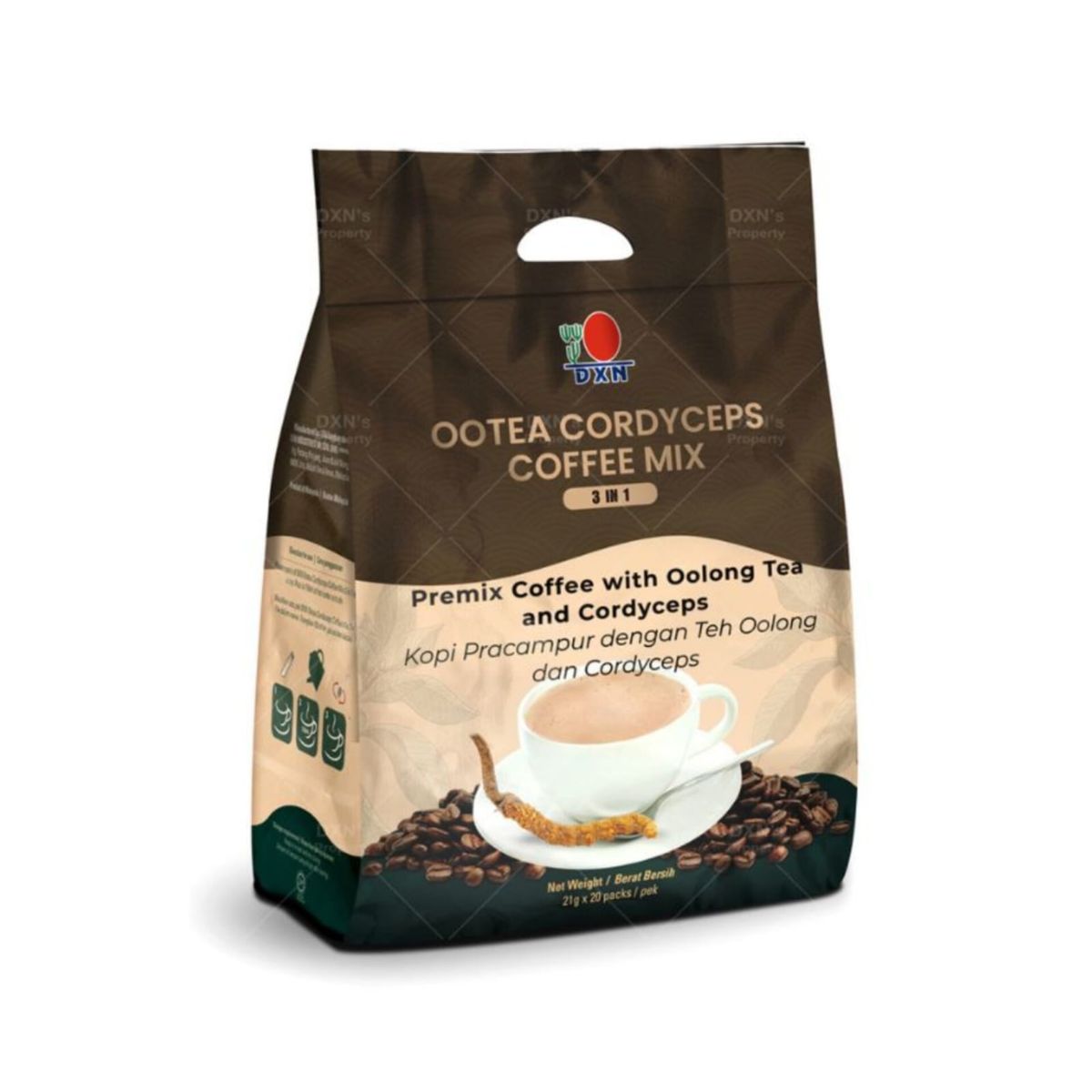 DXN - Dxn Cordyceps - Ootea Cordyceps Coffee Mix 3 in 1