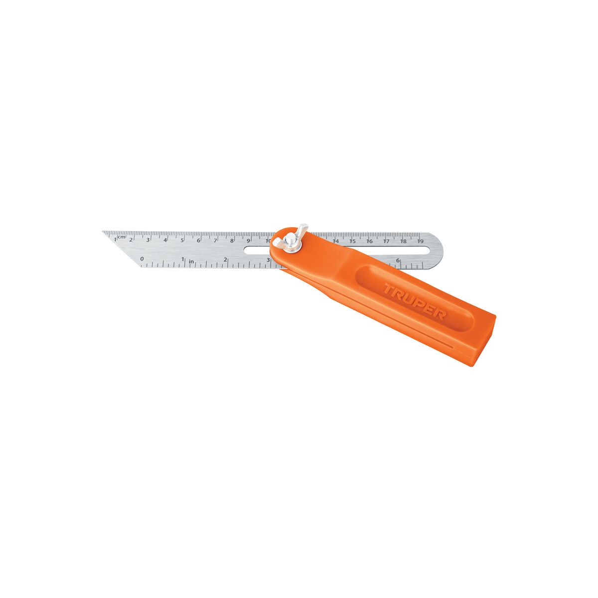 TRUPER - Escuadra Falsa Acero Inox 8 Pulgadas Profesional 14382 Truper