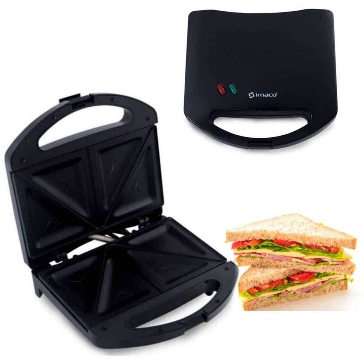 IMACO - Sandwichera 2 panes 750w IS101N Imaco