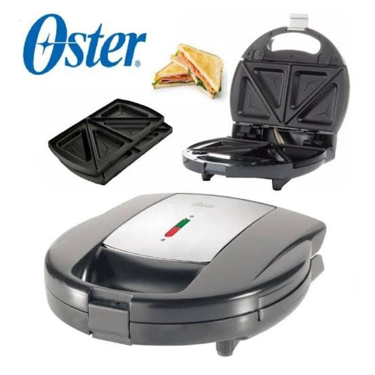 OSTER - Sandwichera con Platos Removibles Oster CKSTSM3891