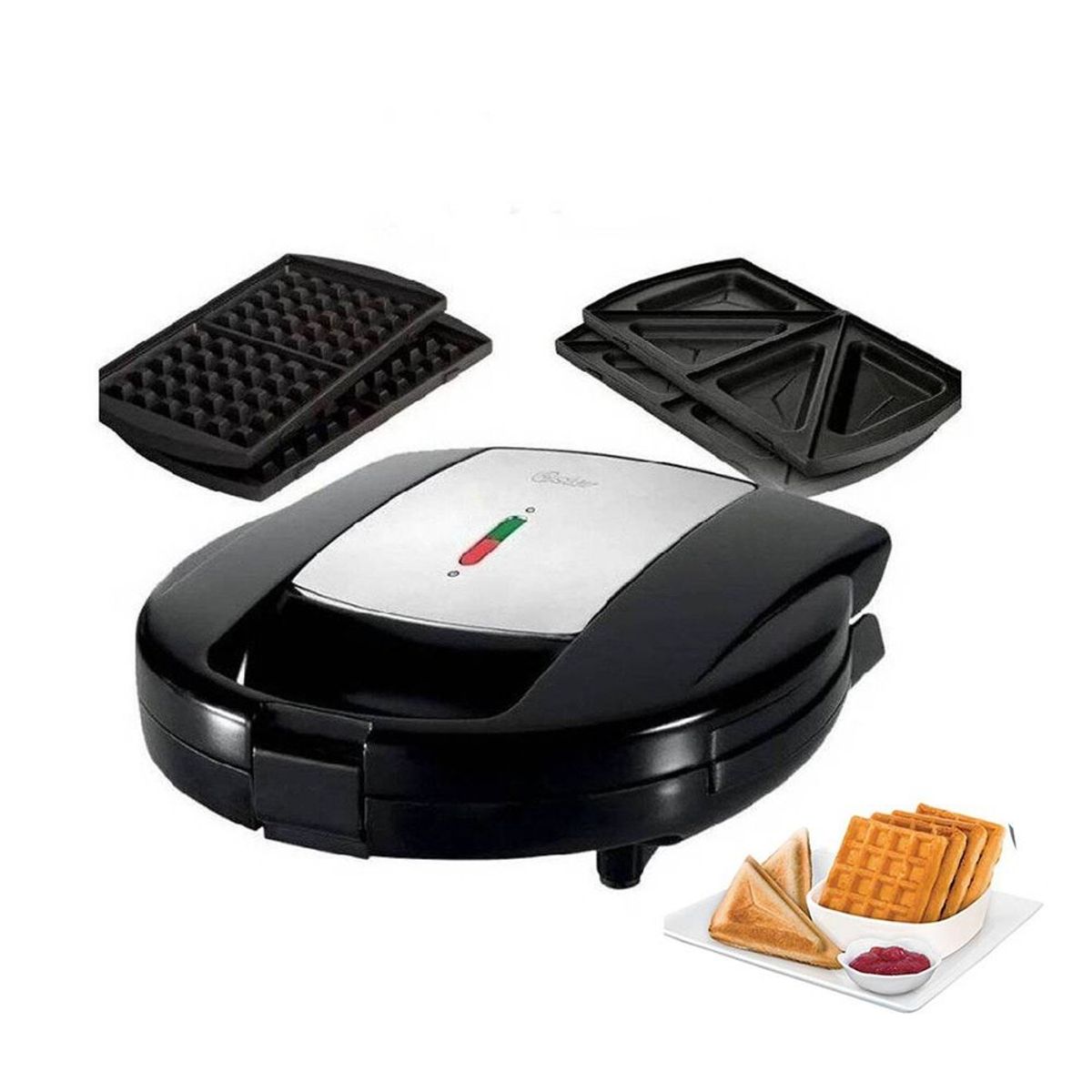 OSTER - Sandwichera y Waflera Oster CKSTSM3892 Placas Removibles