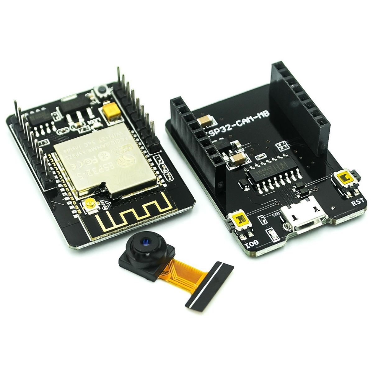 GENERICO - Módulo ESP32-CAM Base USB MB Cámara OV2640 WiFi Bluetooth MicroSD Micro USB