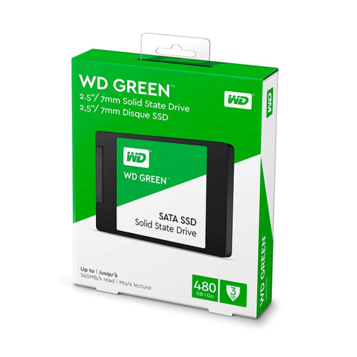 WESTERN DIGITAL - DISCO SOLIDO SSD 480GB WD GREEN SATA 2.5