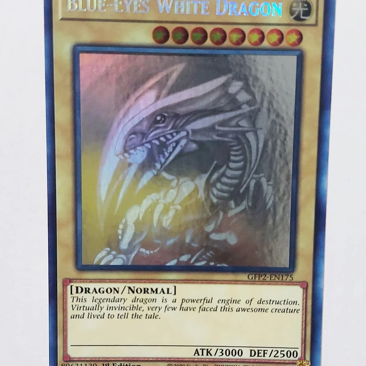 ORIGEN - YUGIOH BLUE EYES WHITE DRAGON CARTA GHOST EXCLUSIVO CODIGO GFP2-EN175