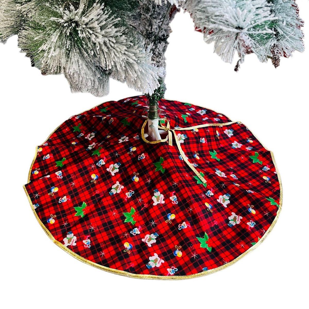 GENERICO - Pie de arbol pisos navideños de 68 de diámetro Vino