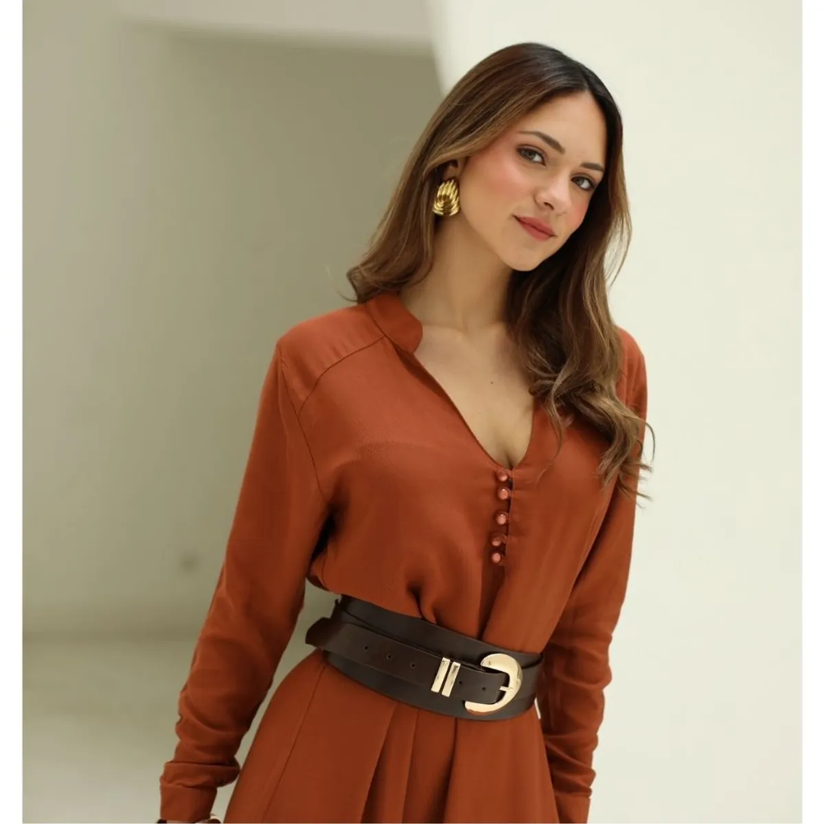 BETWEEN US - Vestido largo Boho Naira