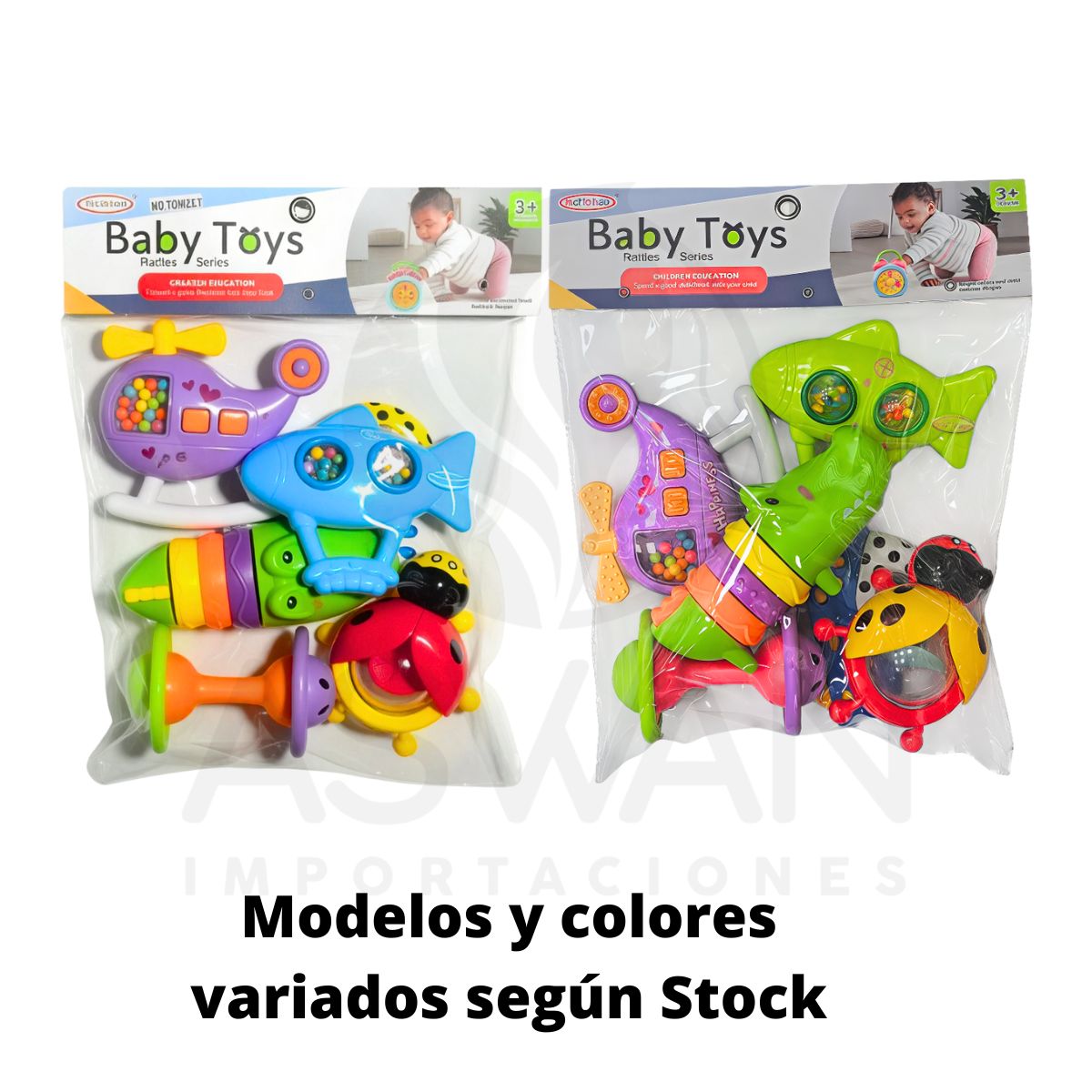 GENERICO - Juguete Set de 6 Sonajas