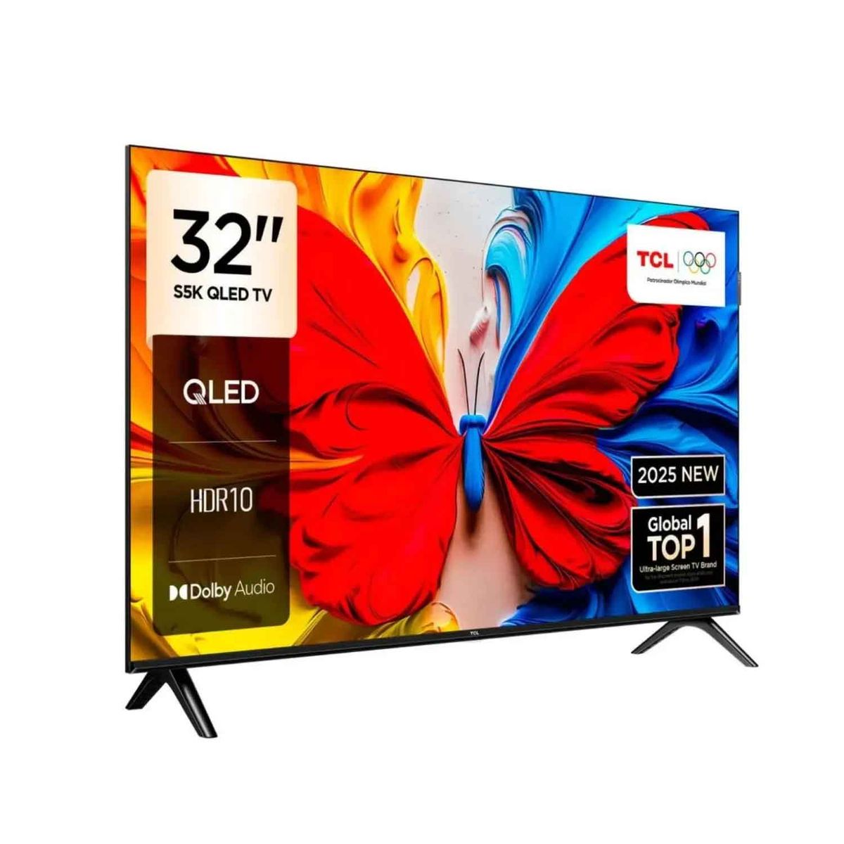 TCL - Televisor TCL 32 QLED Full HD Smart TV 32V51C Google TV
