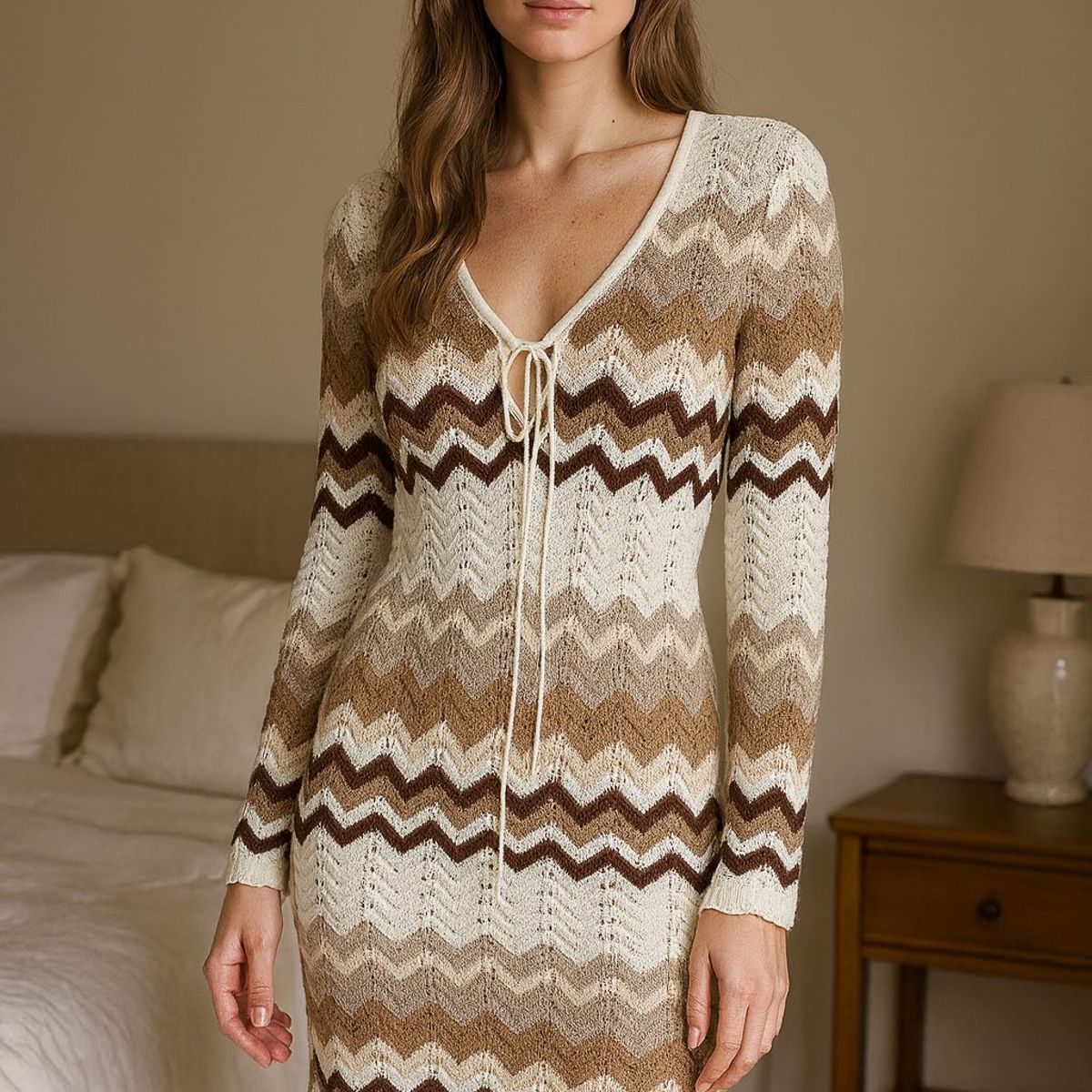 AMA OUTFITTERS - VESTIDO TEJIDO EN HILO AMALFI