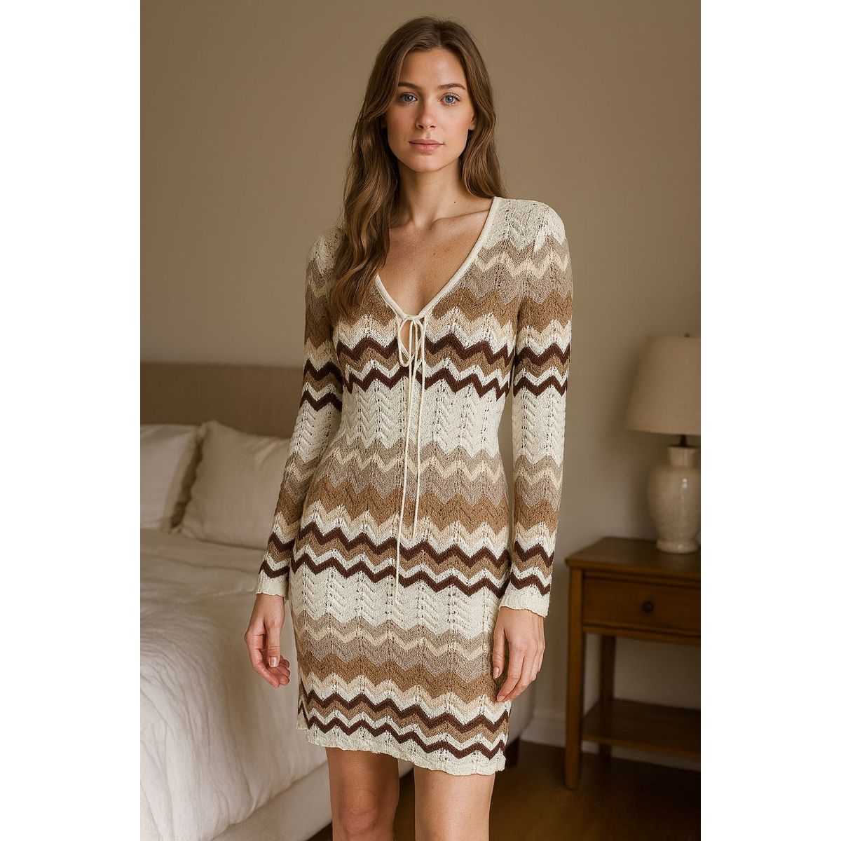 AMA OUTFITTERS - VESTIDO TEJIDO EN HILO AMALFI