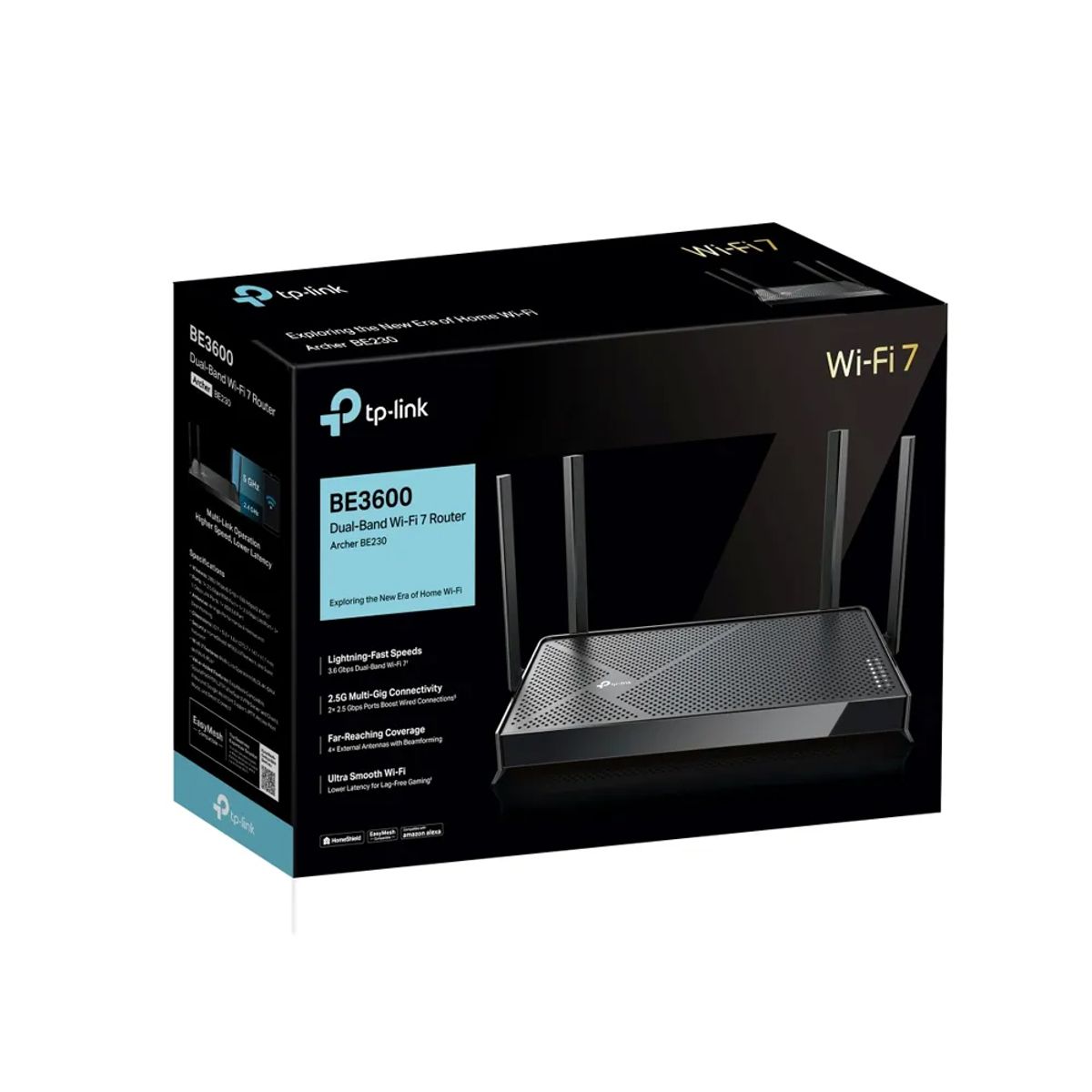 GENERICO - Router Tp-Link Be3600 Wi-Fi 7 Dual-Band: Velocidad Ultra Rápida Y Conexión Estable