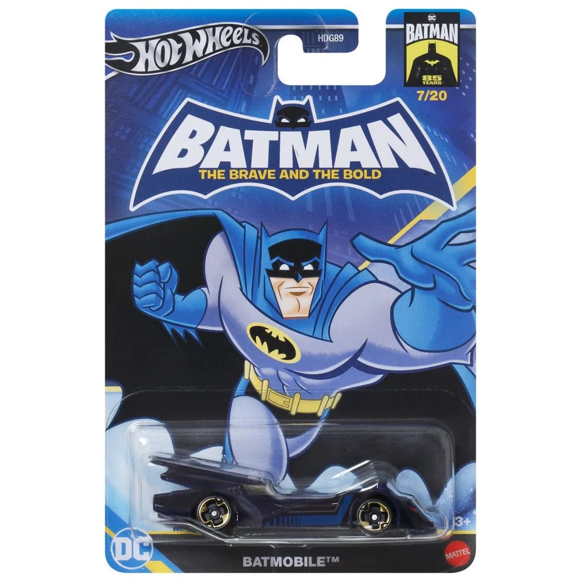 HOT WHEELS - Hot Wheels Batman 85 años - Batmobile 7/20 auto DC vehículo Batimovil