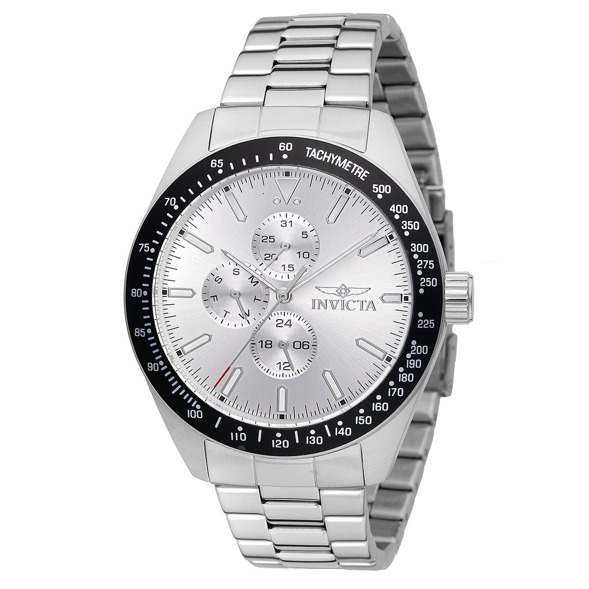 INVICTA - Reloj Invicta Aviator Storm para hombre - 45 mm, acero (48858)