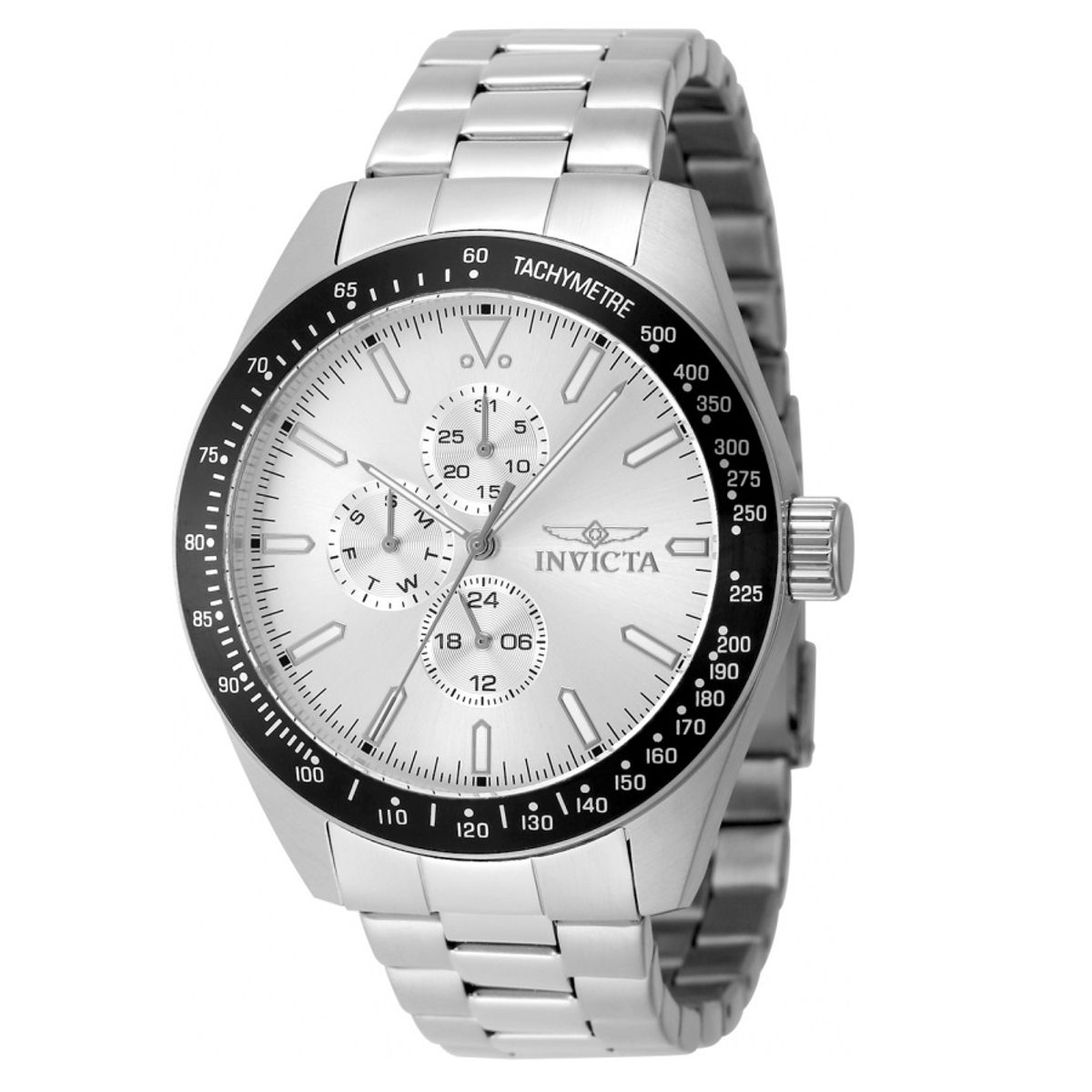 INVICTA - Reloj Invicta Aviator Storm para hombre - 45 mm, acero (48858)