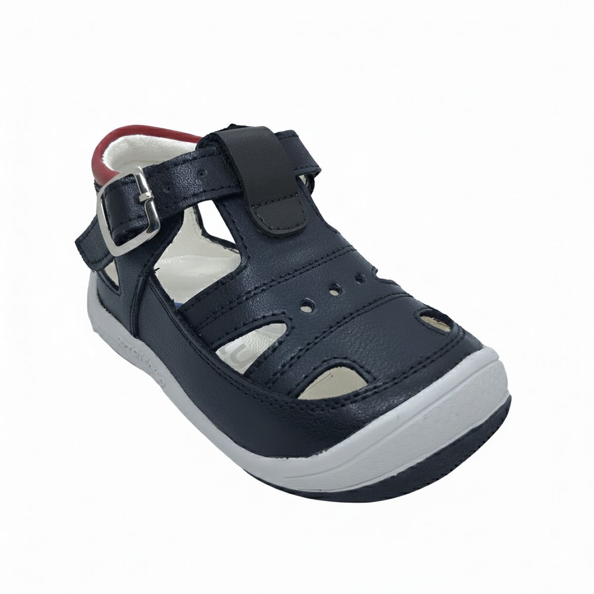 GENERICO - Sandalia de cuero tipo pibe para bebes