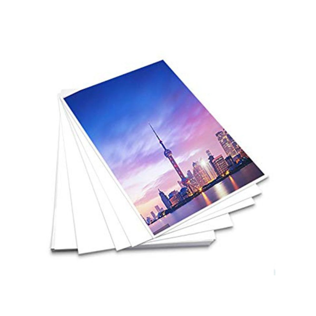 GENERICO - Papel Fotográfico Glossy 180grs A4x20 Hojas Alto Brillo