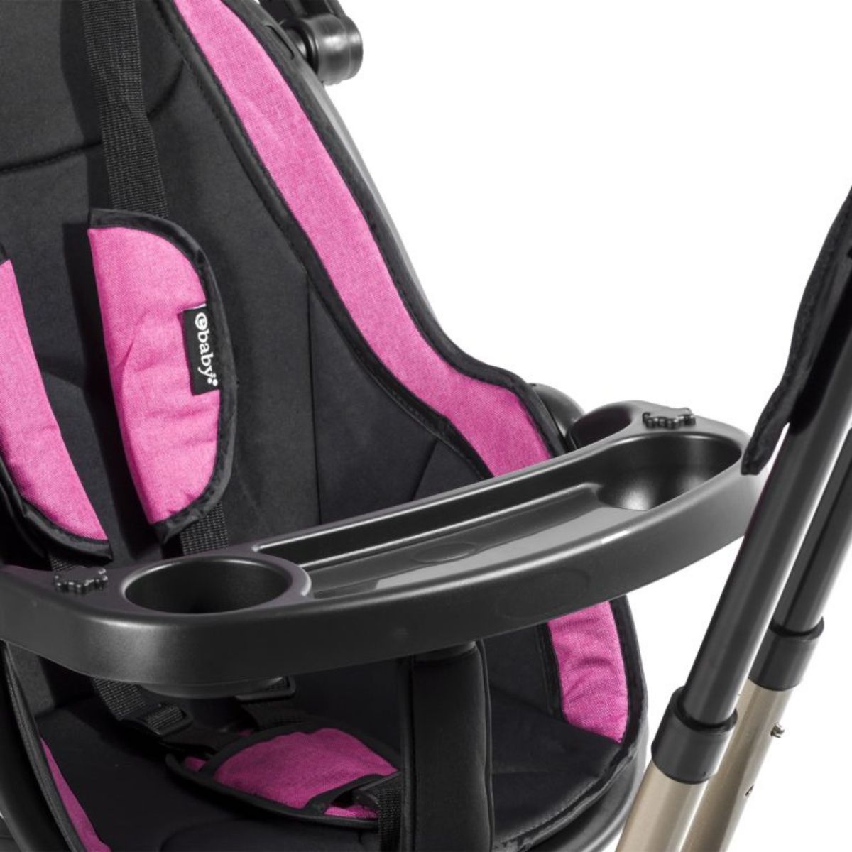 EBABY - Triciclo para niños musical y luces Venice Rosado