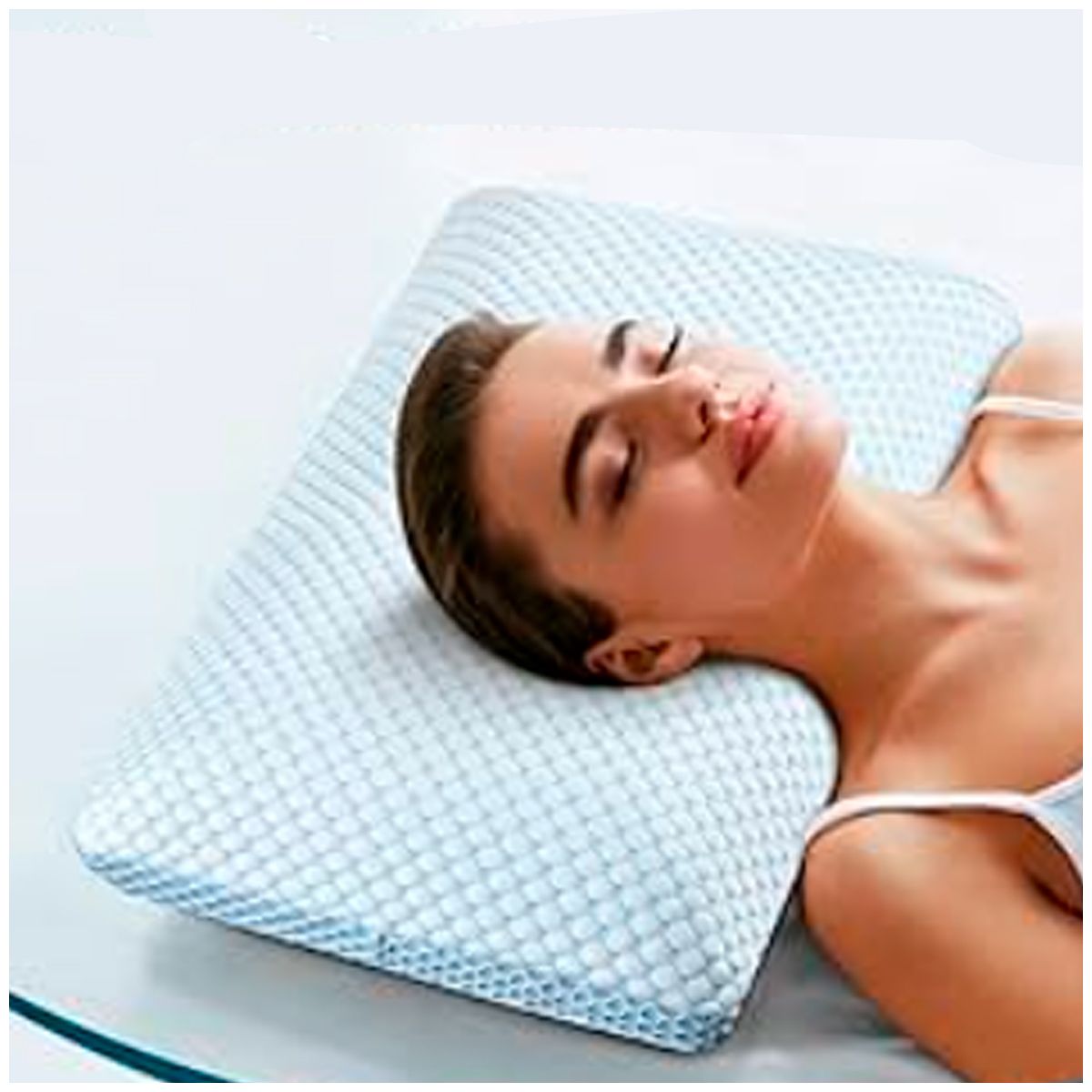 GENERICO - Almohada ergonómica color blanco