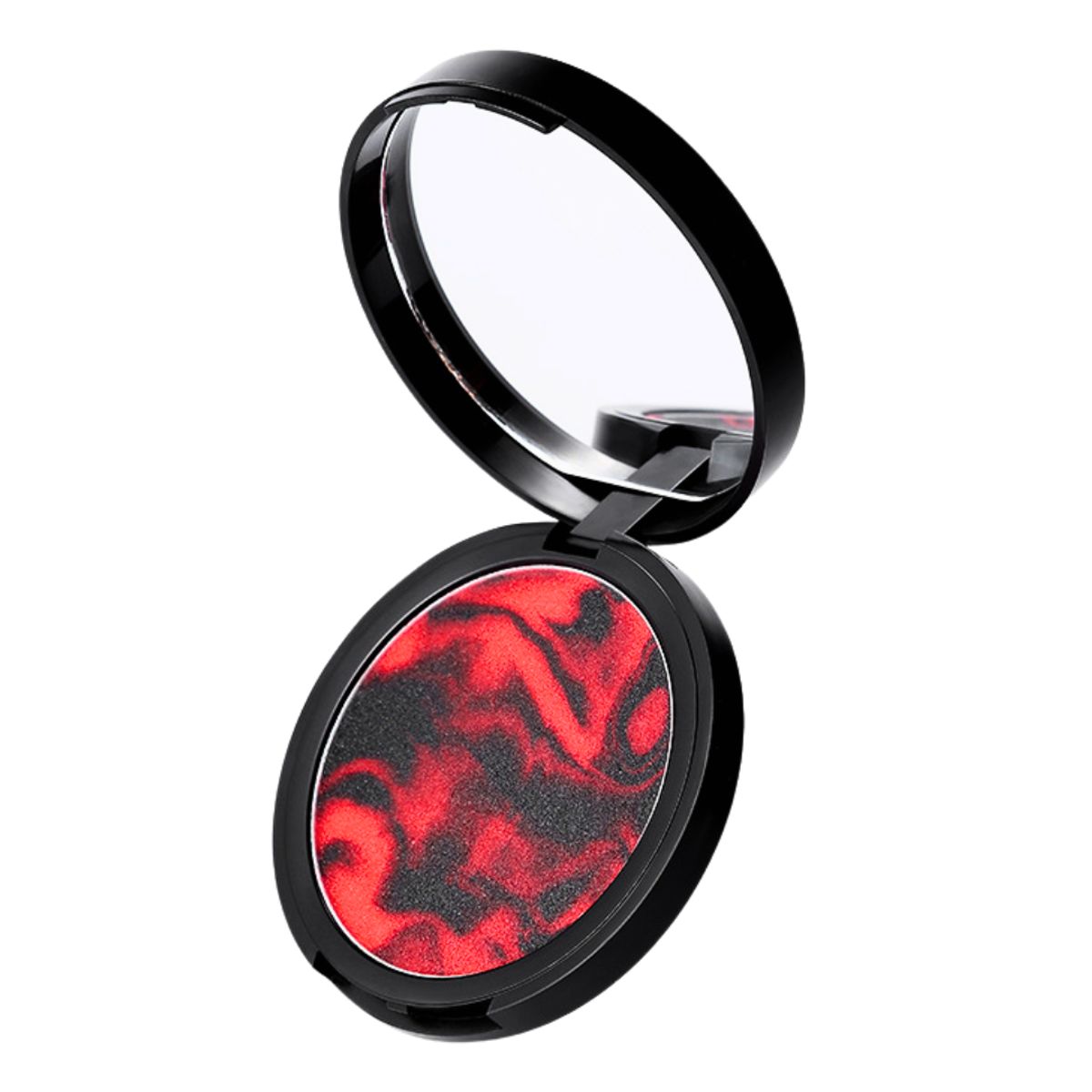 GENERICO - Candy Bella Negro Rojo Polvo Matificante Control Antibrillo Con Esponja