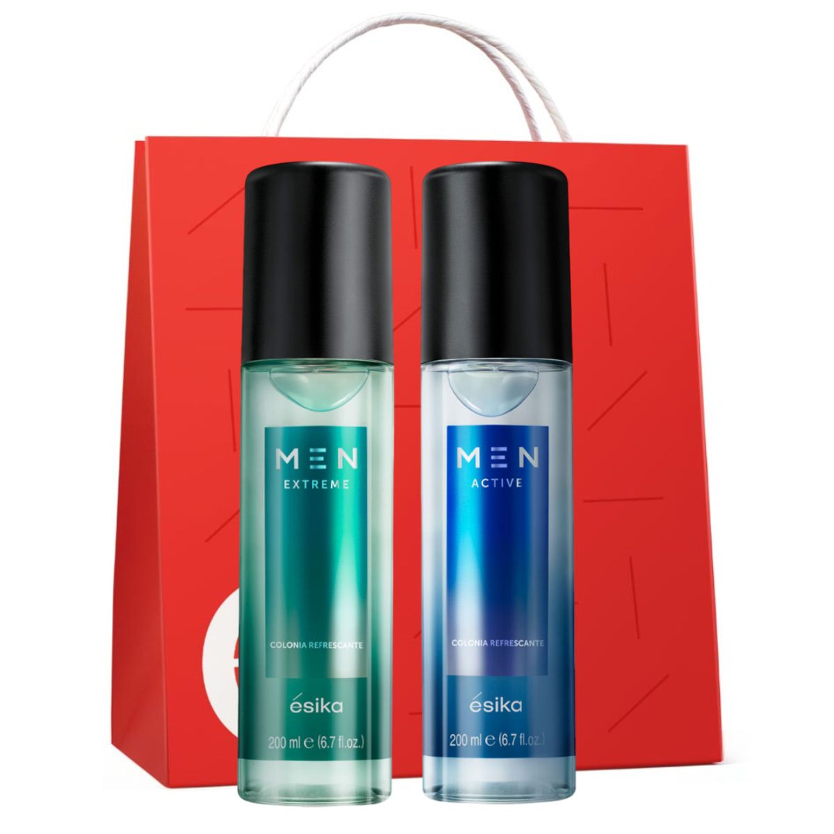 ESIKA - men extreme + men active perfume Colonia ésika