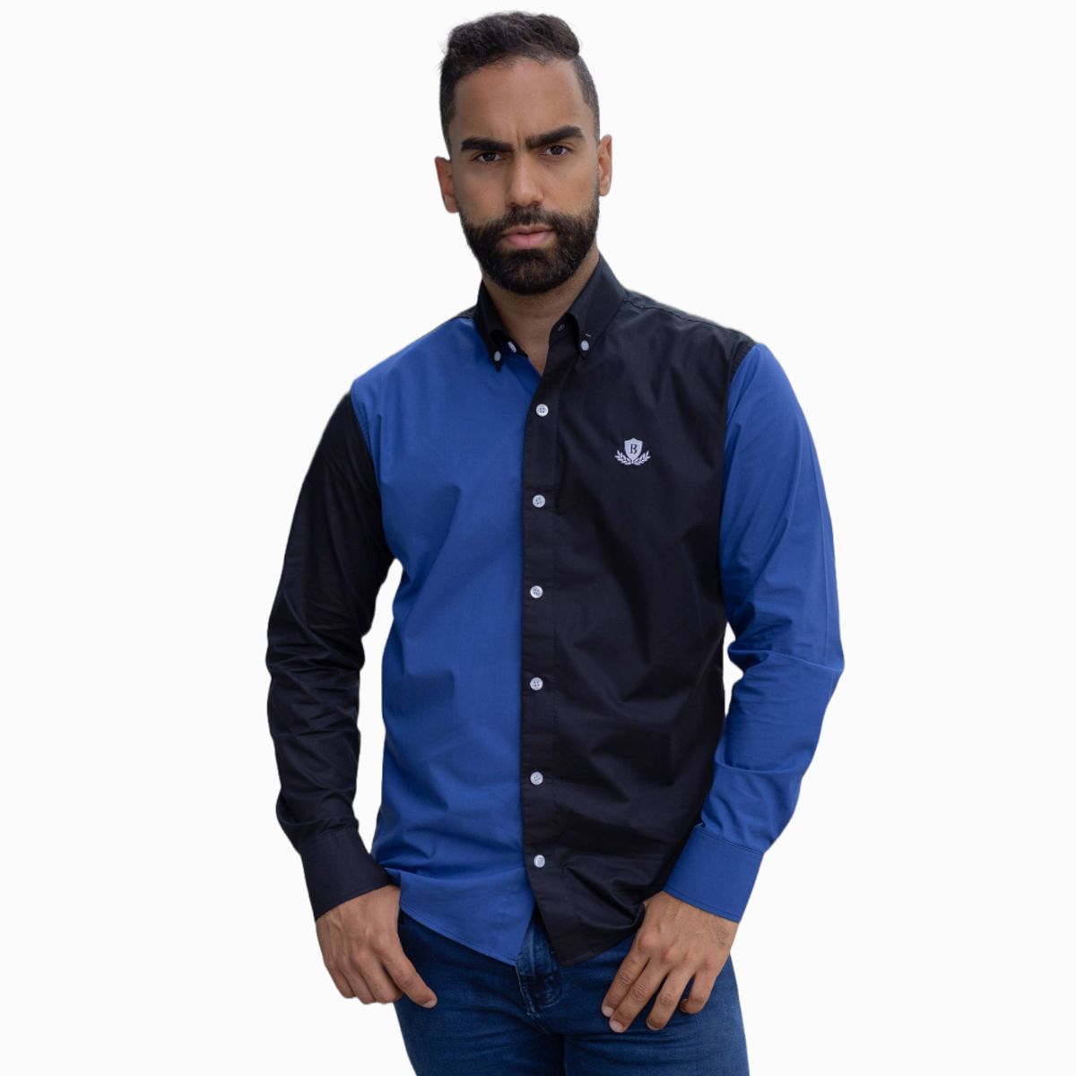 BONAPARTE - Camisa Manga Larga Bonaparte Algodon Pima Hombre