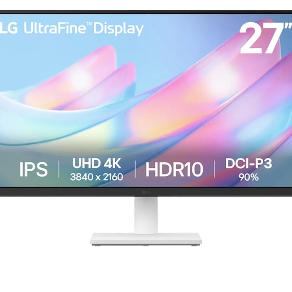 LG - Monitor LG Ips Uhd 4k resolución 3840 X 2160 LG 27us500-w