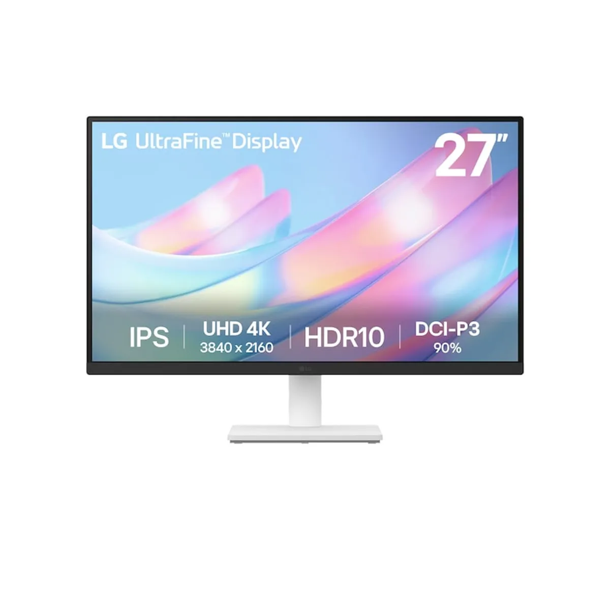 LG - Monitor LG Ips Uhd 4k resolución 3840 X 2160 LG 27us500-w