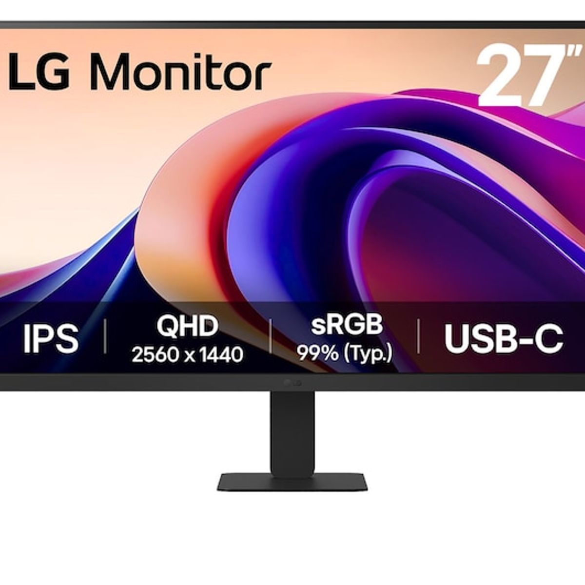 LG - Monitor LG 27 Qhd Ips 100hz Con Hdr10 Usb Type-c  27u631a-b