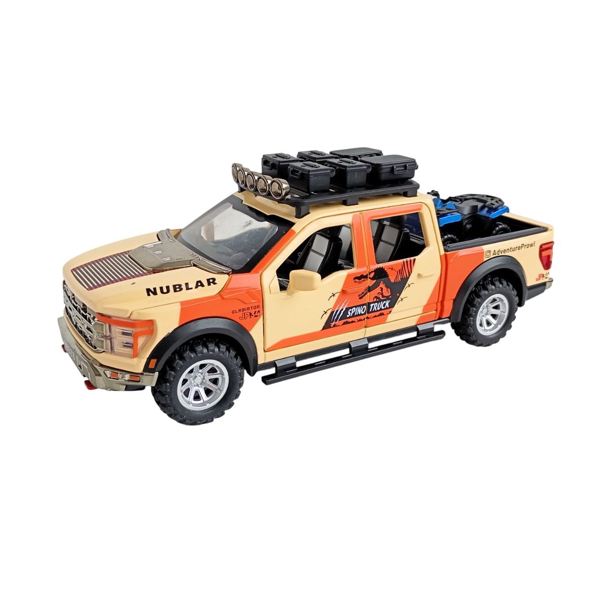 DIECAST MASTER - CAMIONETA COLECCION FORD F150 SAFARI SONIDO Y LUZ ESCALA 1: 24