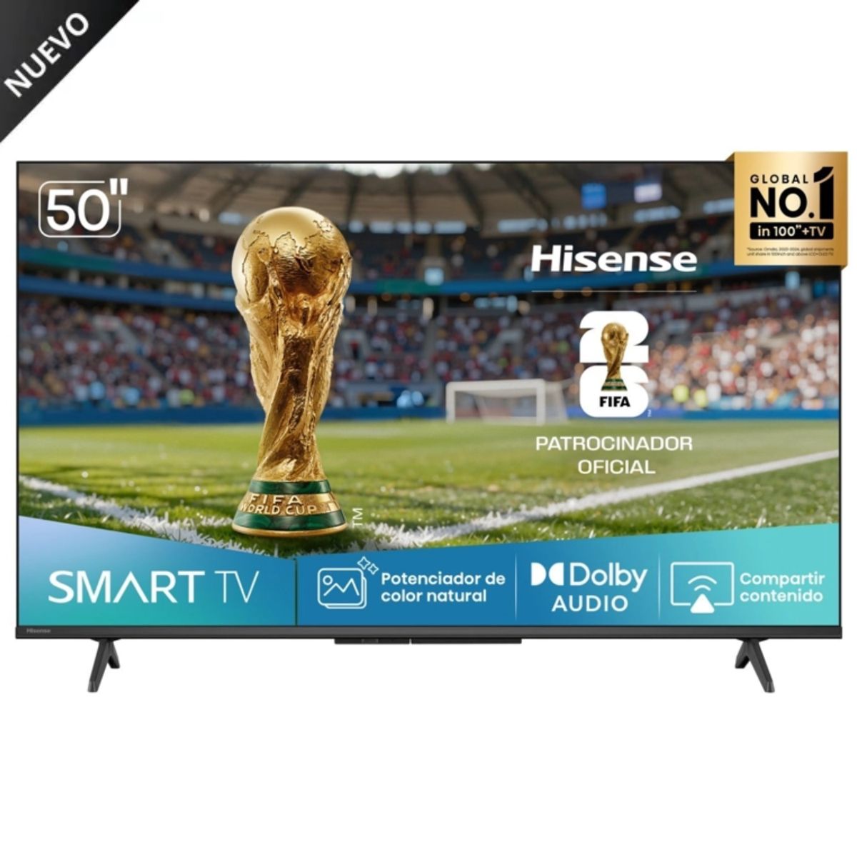 HISENSE - Televisor Hisense 50"  FHD Smart TV 50A4NV 2025