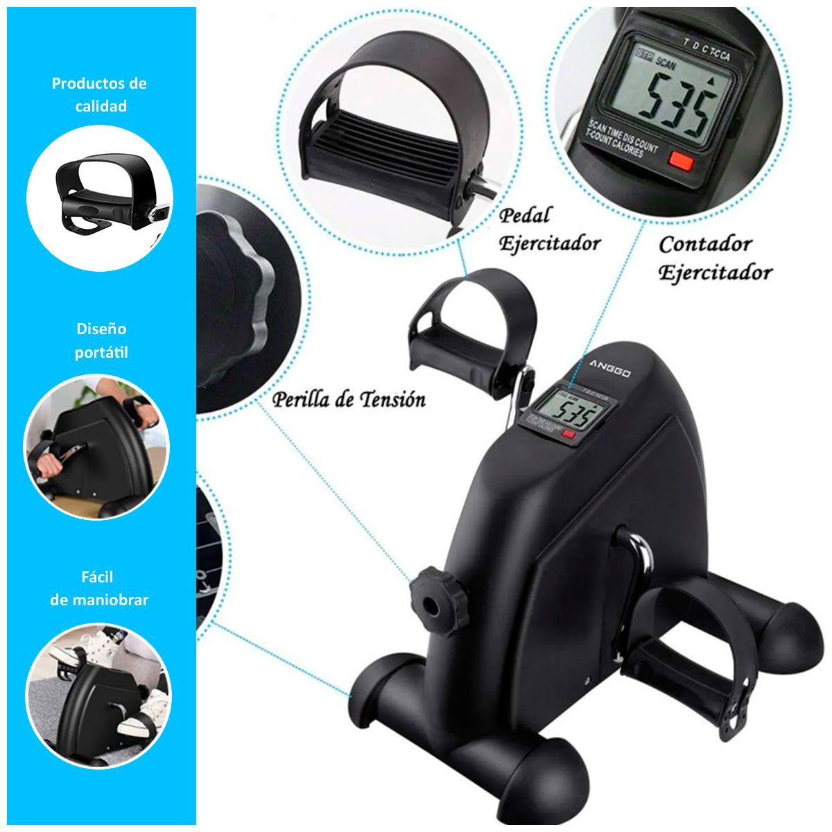 GENERICO - Mini Bicicleta Para Entrenamiento de Brazos y Piernas