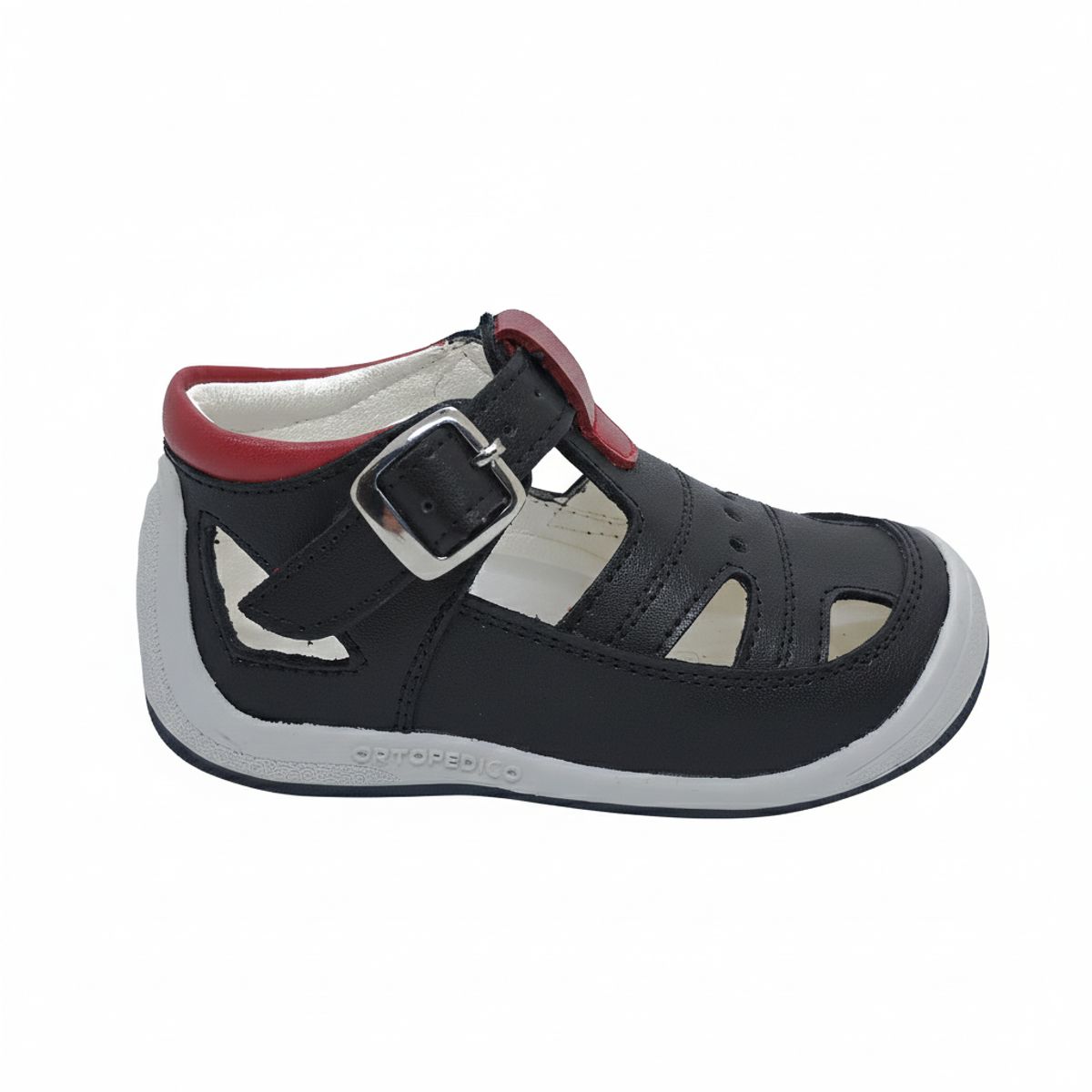 GENERICO - Sandalia de cuero tipo pibe para bebes