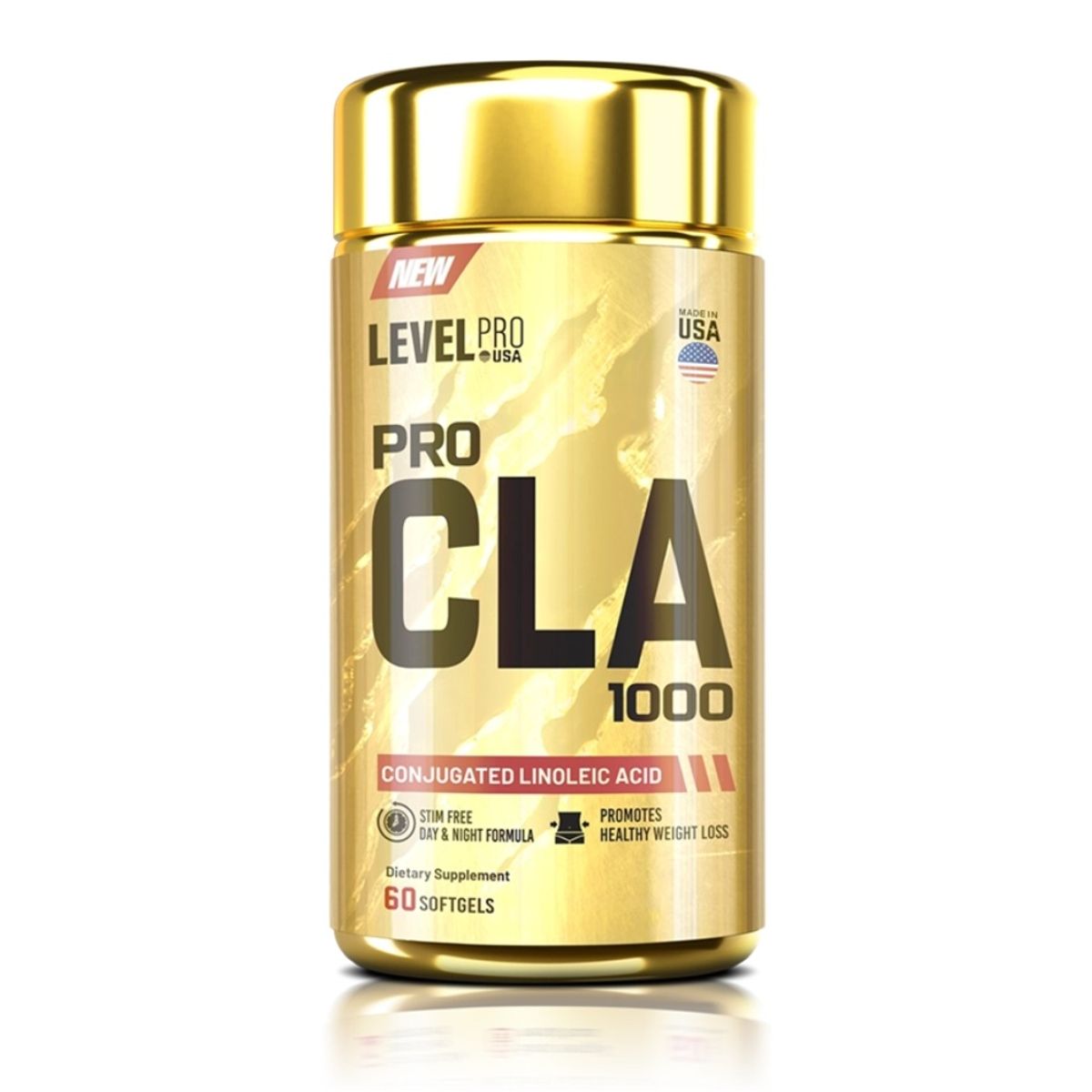 LEVEL PRO - Termogénicos PRO CLA 1000 60 Cápsulas