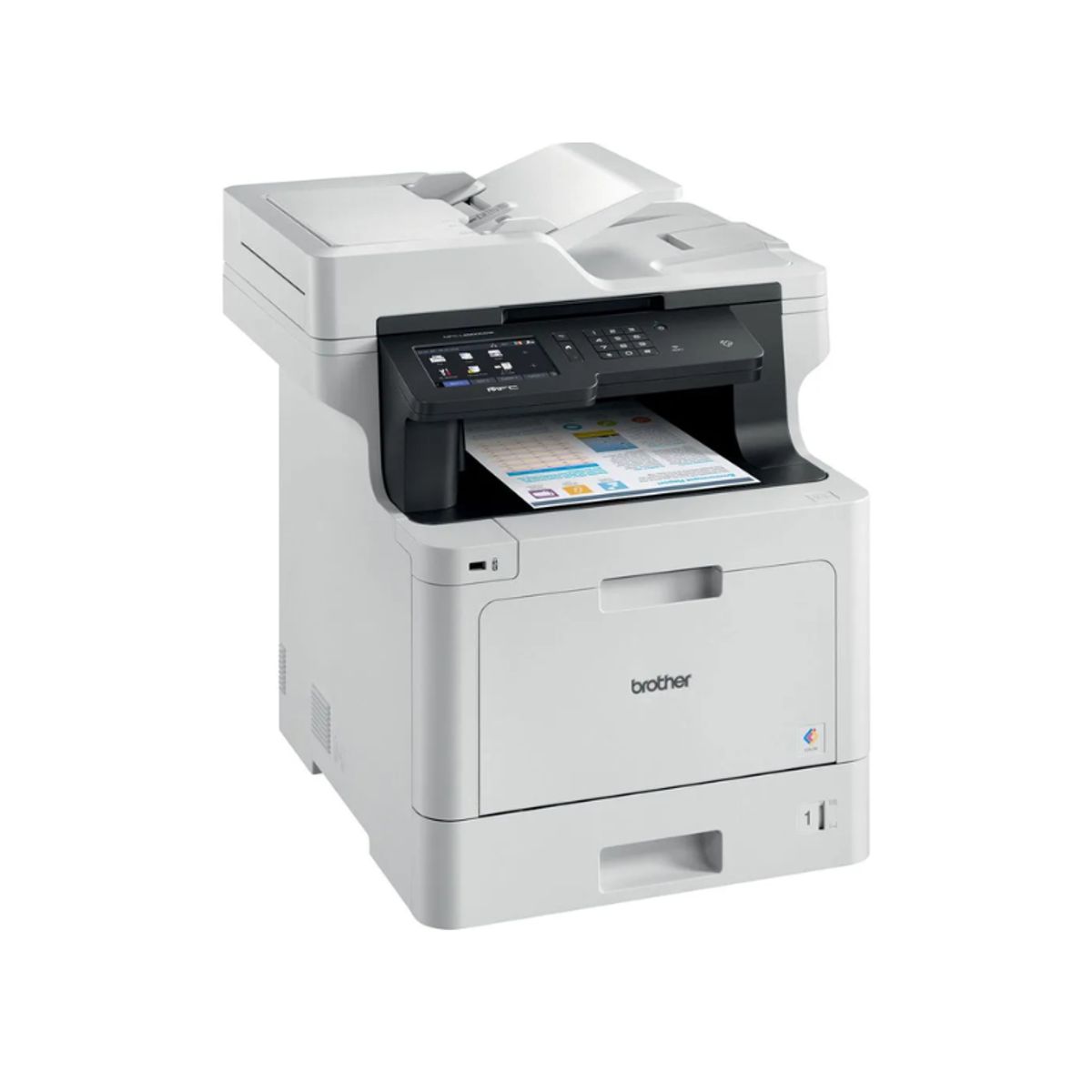 BROTHER - Impresora multifuncional láser Brother MFC-L8900CDW Wi-Fi dúplex Ethernet a color