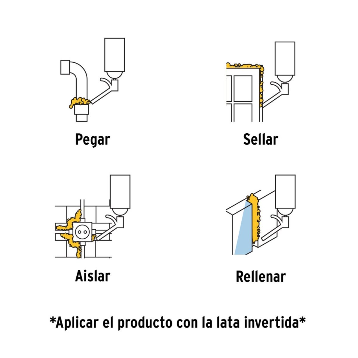 TRUPER - Espuma Expansiva De Poliuretano 750 ml TRUPER - ESEX-750