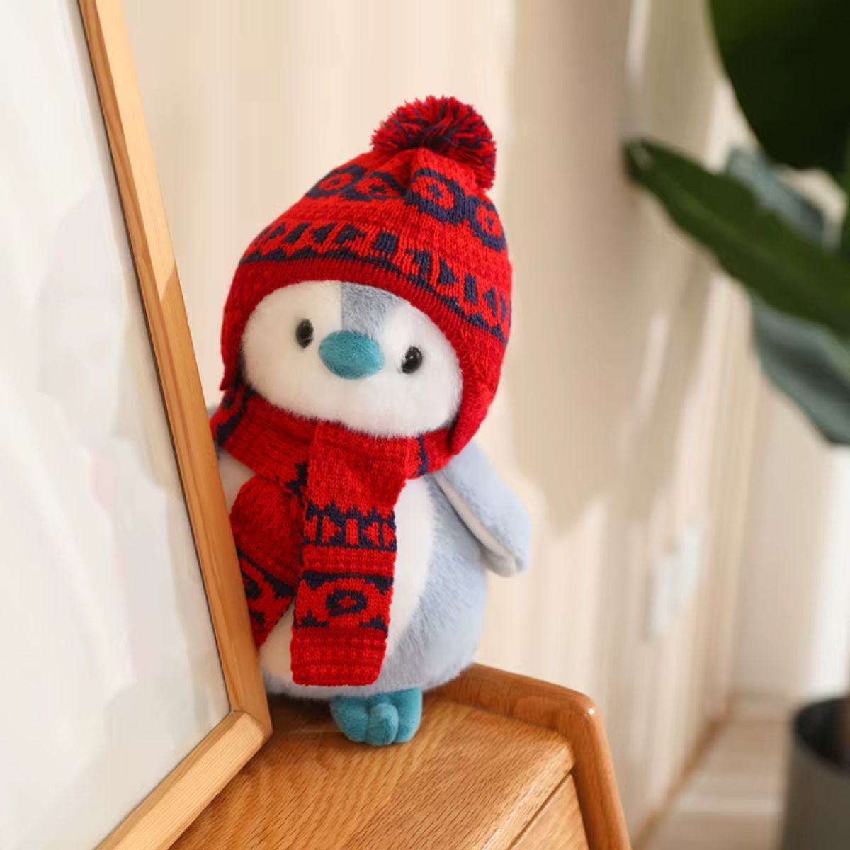 GENERICO - Pingüino Invernal Acolchado 24 cm – Luna de Papel