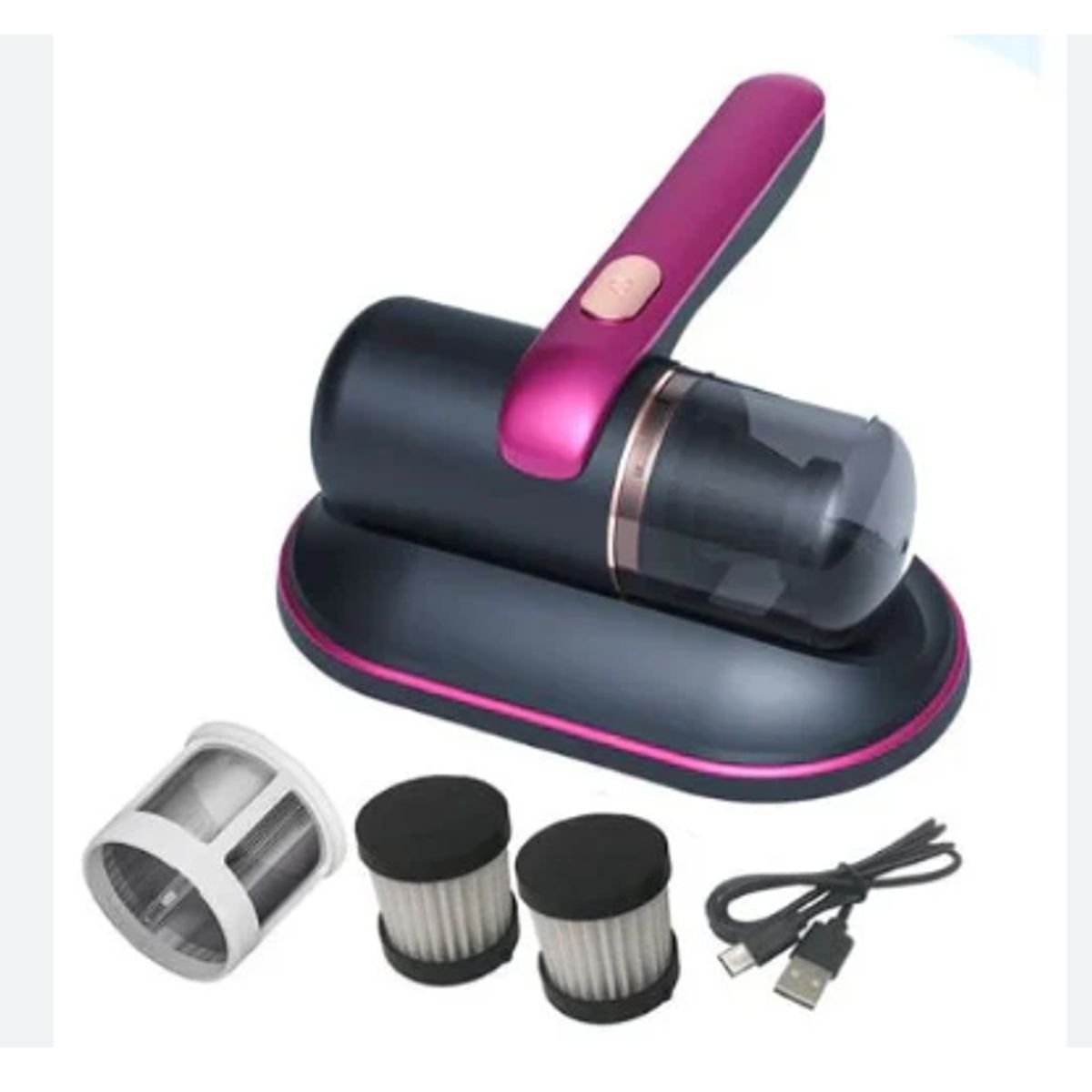 GENERICO - ASPIRADORA REMOVEDOR DE ACAROS CON LUZ UV CARGADOR USB