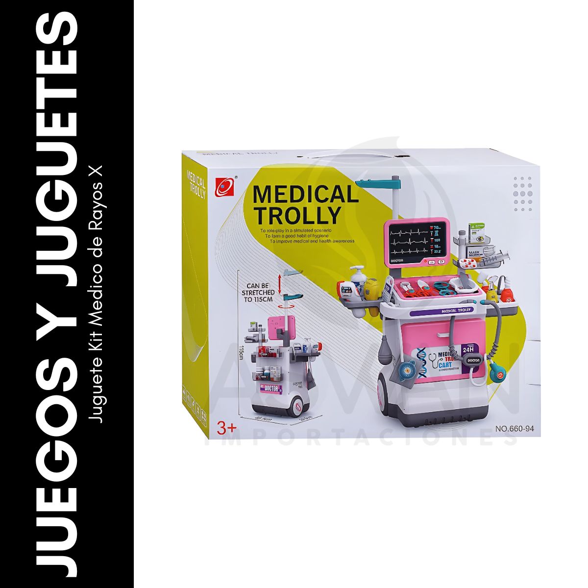 GENERICO - Juguete Kit Medico de Rayos X