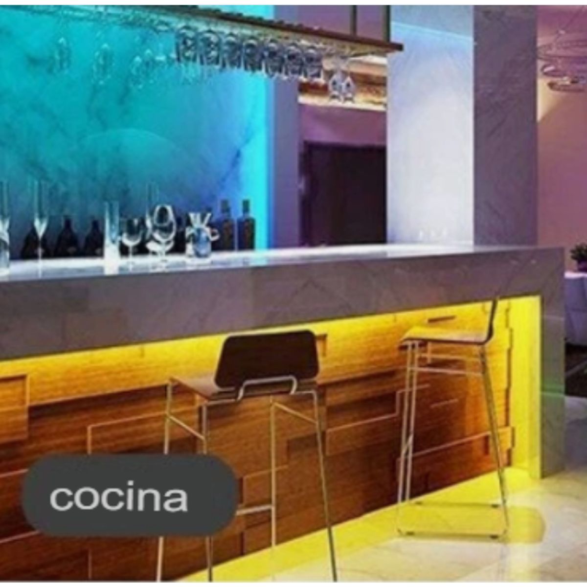 GENERICO - LUCES LED TIRAS DE NEÓN LED RGB CUERDA 5 MT IMPERMEABLES CON CONTROL DECORACIÓN INTERIOR–EXTERIOR