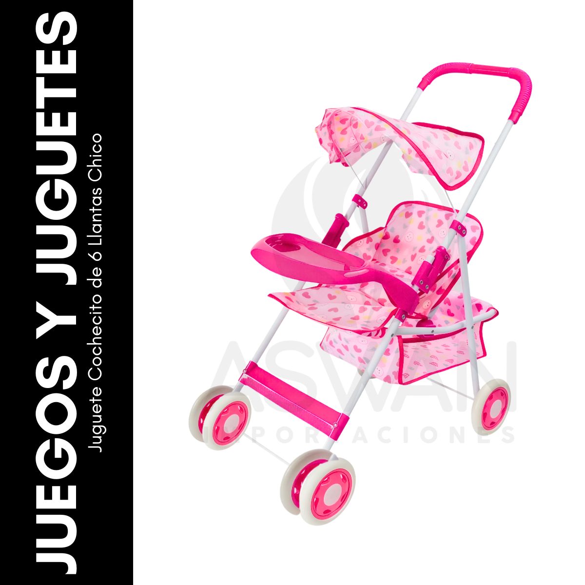GENERICO - Juguete Cochecito de 6 Llantas Chico