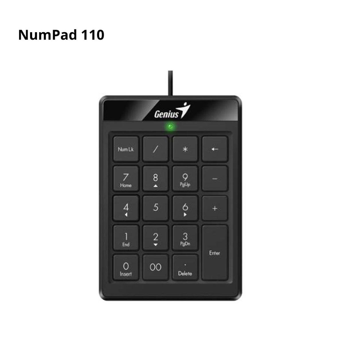 GENIUS - Genius NumPad 110 Teclado numérico delgado y portátil