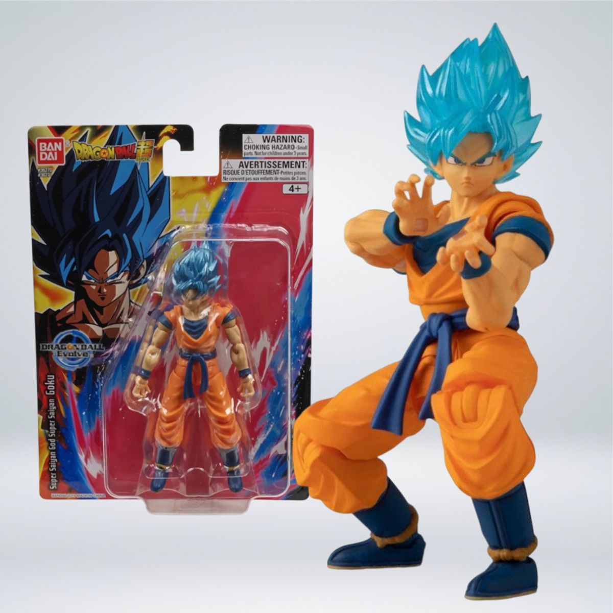 BANDAI NAMCO - FIGURA DE ACCION DBZ EVOLVE GOD SUPER SAIYAN GOKU