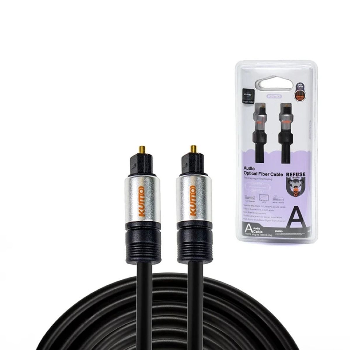 GENERICO - Cable de Audio Óptico Kumo 18m