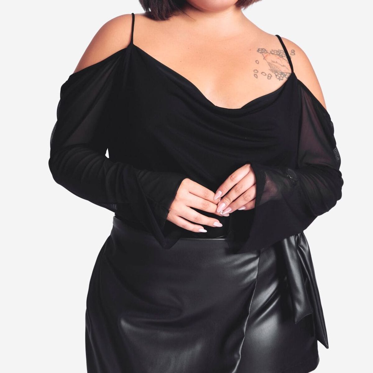 MISS LADY - Top Mujer Dayana Negro